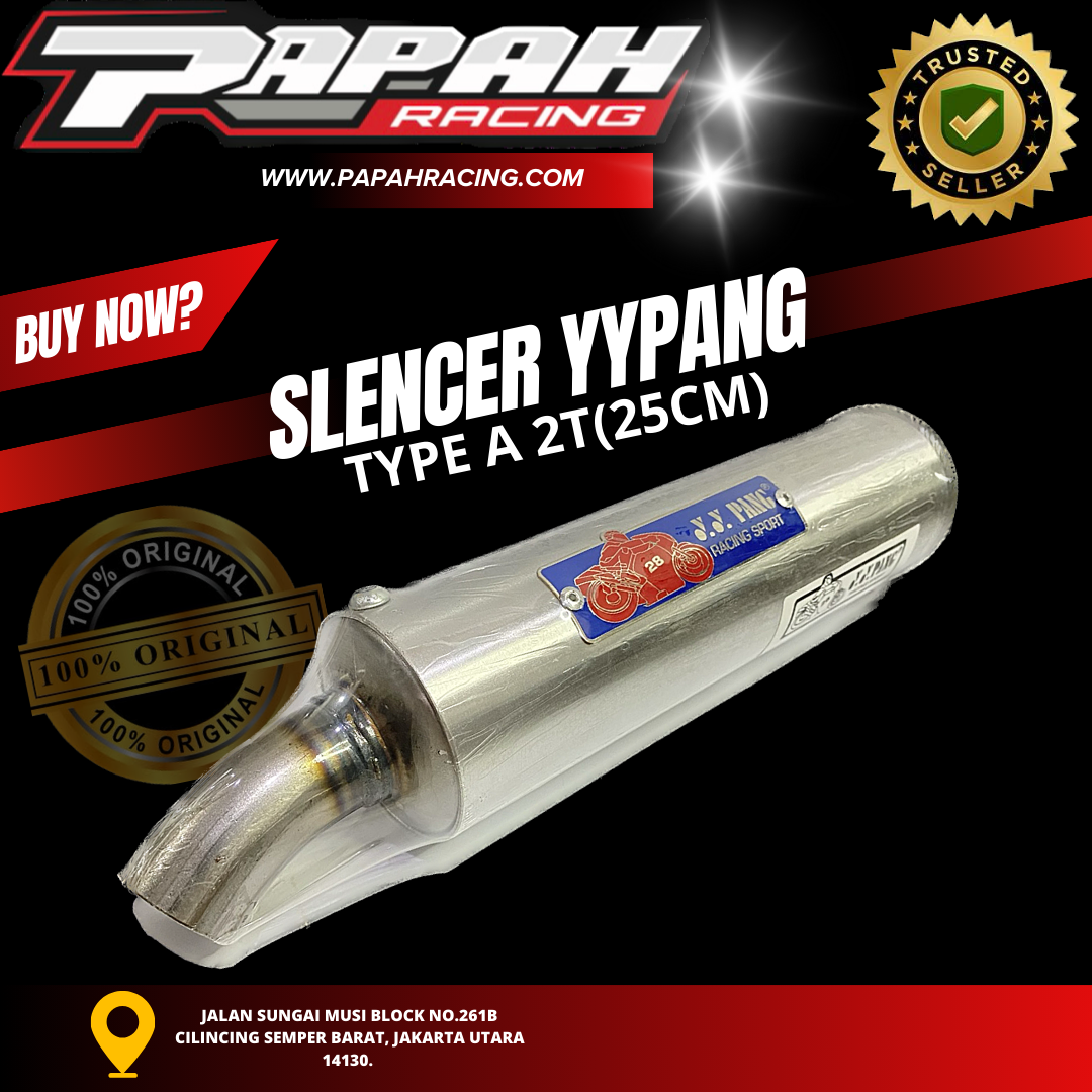 SLENSER CILINCER SELENSER KNALPOT YYPANG TIPE A 2T 25CM YYPANG